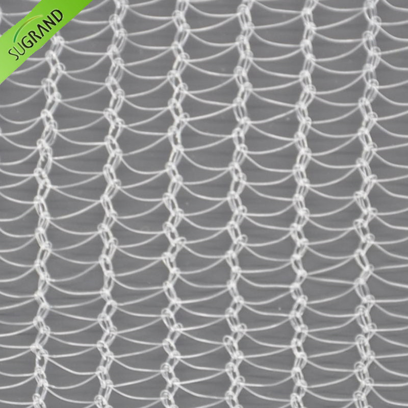 Διαφανές αντιχαλαζικό δίχτυ 40GSM προστατεύει τα φυτά