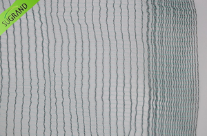 31gsm HDPE Πράσινο/μαύρο Αντιχαλαζικό Δίχτυ