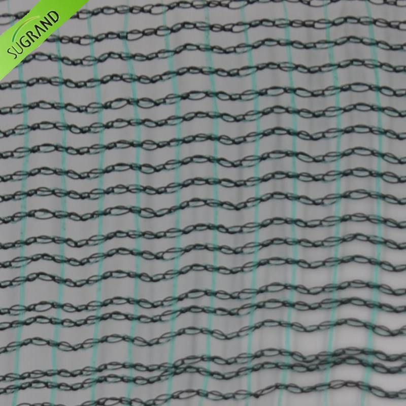 31gsm HDPE Πράσινο/μαύρο Αντιχαλαζικό Δίχτυ