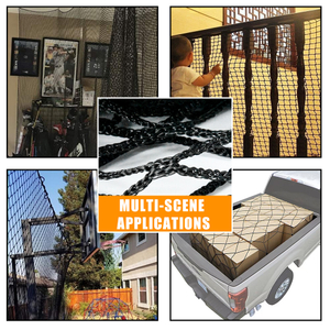 Nylon HDPE PP χωρίς κόμβο δίχτυ με μπέιζμπολ χωρίς κόμβο φορτίου