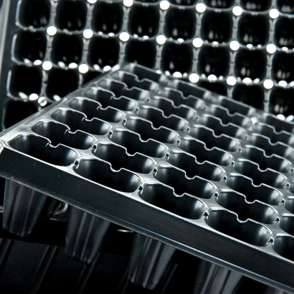 200 τρύπες κύτταρα υδροπονικός δίσκος αρχίζει να αναπτύσσεται μικροσκοπικά δίσκους δίσκων δίσκων δίσκου