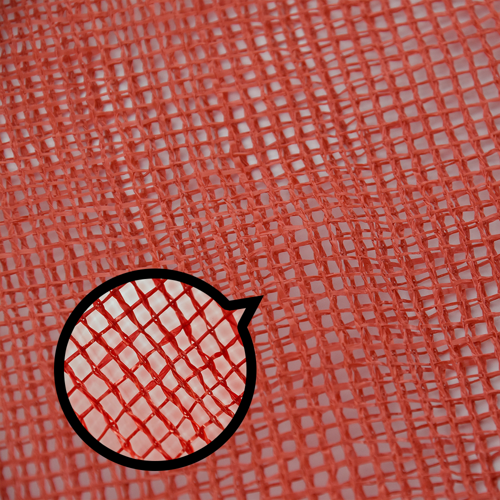  Συσκευασία Vegetable PP Mesh Τσάντα Onion Packing Raschel Mesh Bag