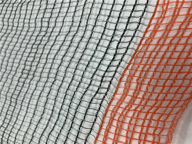 55GSM Μαύρο και Πράσινο Δίχτυ Ελιάς Γαλλίας με Κόκκινη Ενισχυμένη άκρη