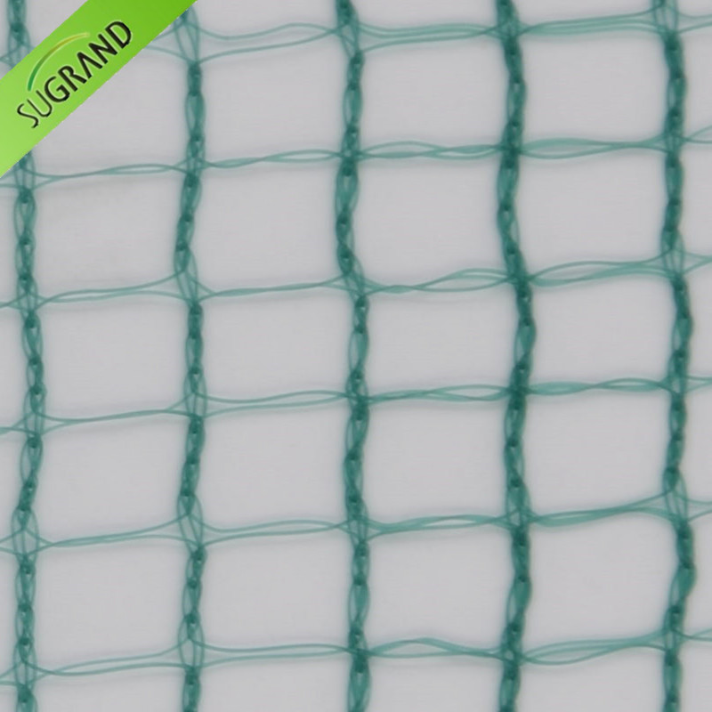 Τετράγωνο σκούρο πράσινο δίχτυ συγκομιδής 31 gsm