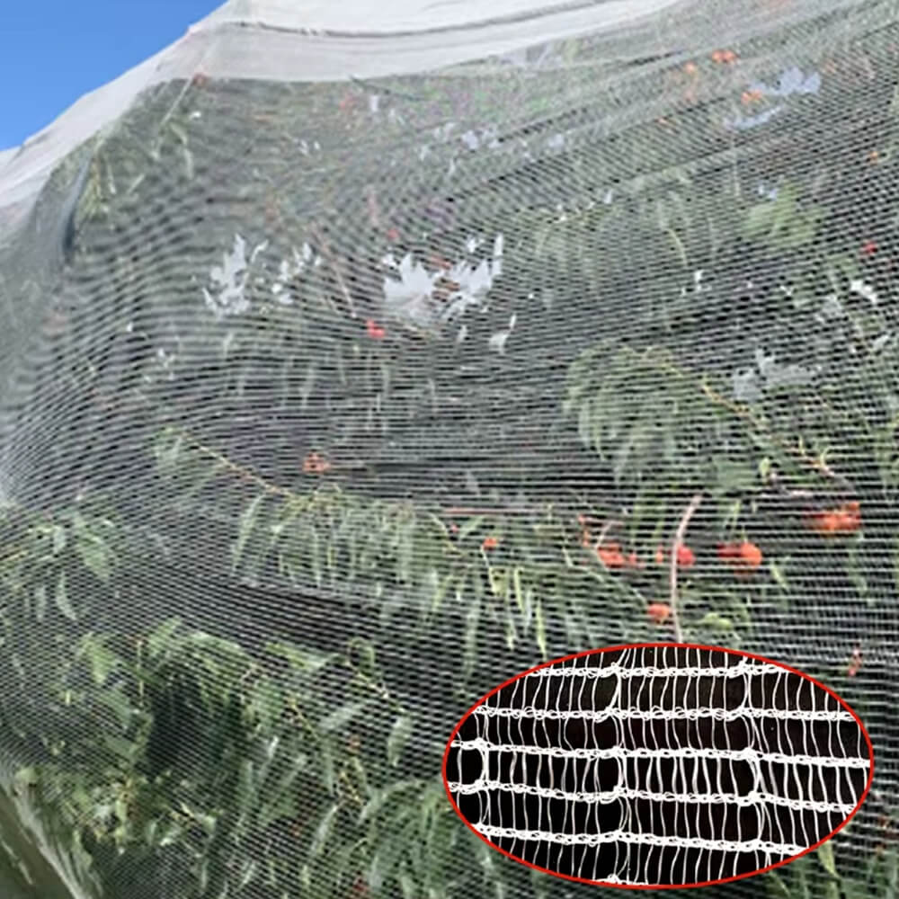 Επεξεργασμένο με UV HDPE 50GSM Black Anti Bee Net