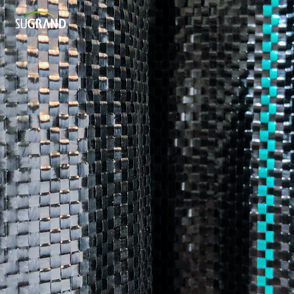 Black Ground Cover Weed Mat for Gardens