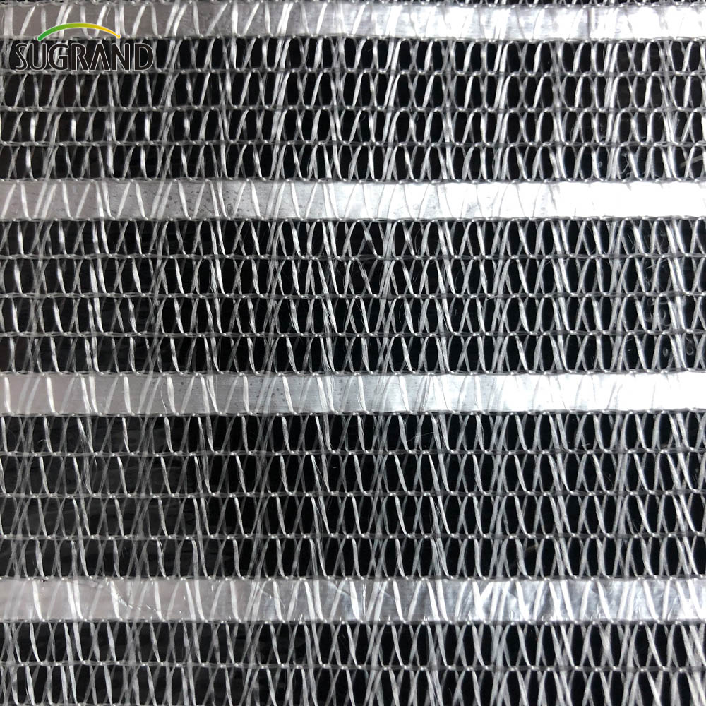 50% ασημένιο αλουμίνιο σκιά για προστασία στον κήπο μπαλκόνι 