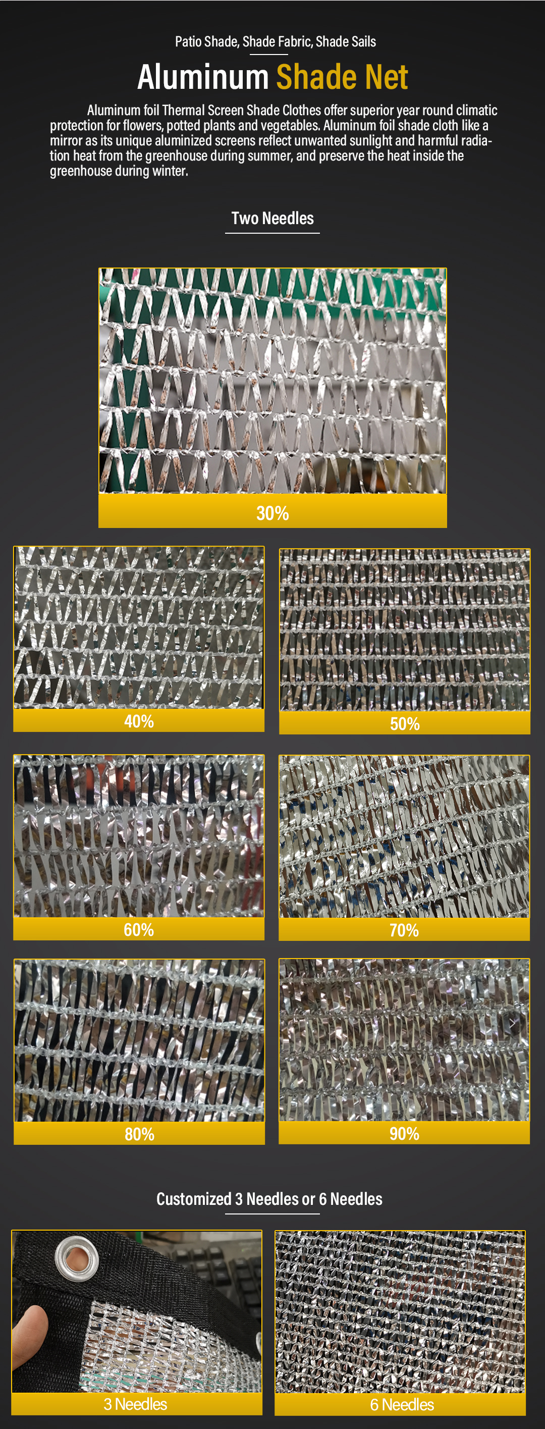 δίχτυ σκίασης αλουμινίου2