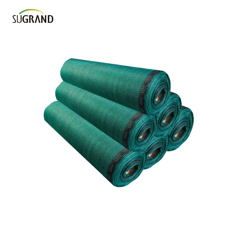 Σκούρο πράσινο 45GSM σκιά δίχτυ για αίθριο και κάλυμμα θόλων