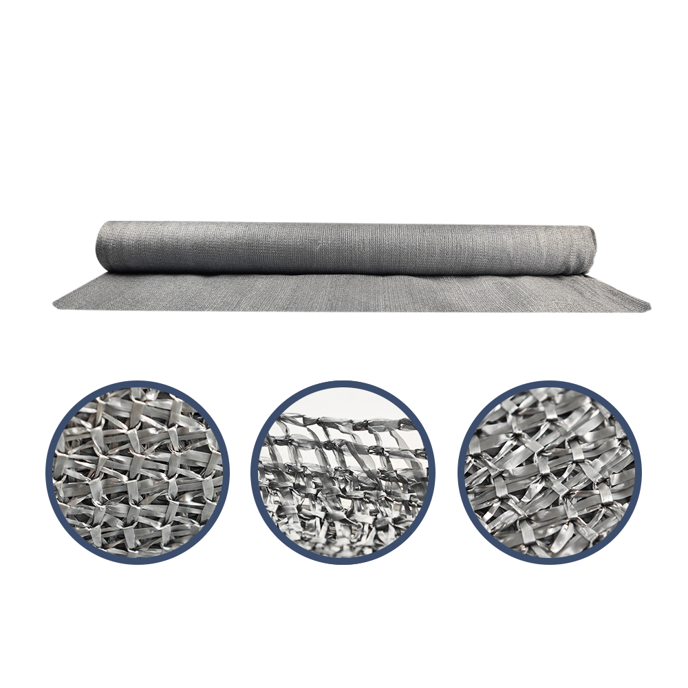 Εργοστάσιο άμεσων πωλήσεων κήπος γκρι 90GSM σκιά δίχτυ