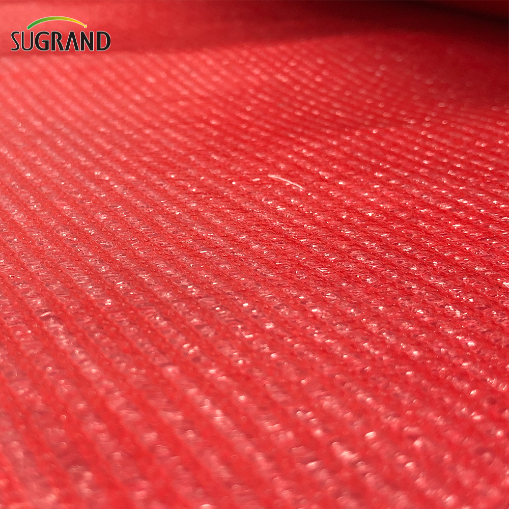 320GSM κόκκινη αδιάβροχη σκιά δίχτυ/carport σκιά δίχτυ