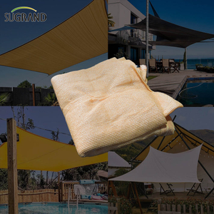 Κατασκευαστές Προσαρμοσμένο κίτρινο Sun Sail UV Wind Sun Shade Sail