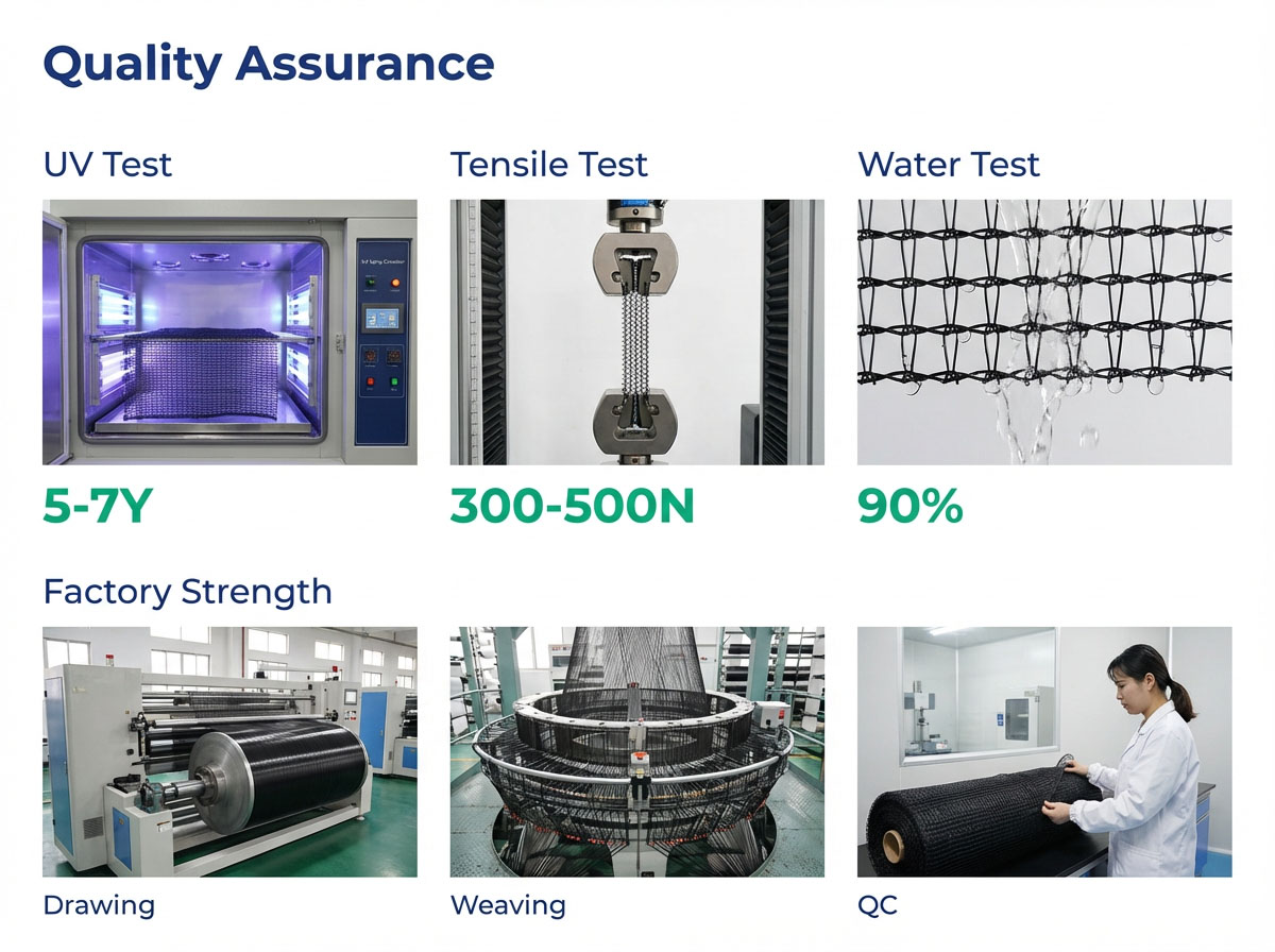 εργοστάσιο διχτυών σκίασης
