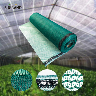 80GSM 2 βελόνες Πράσινο HDPE Tape Shade Net