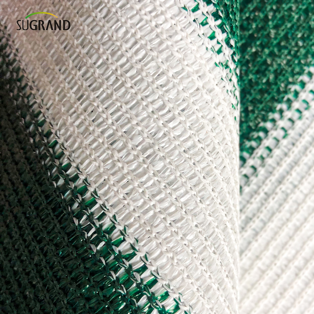 Υψηλής ποιότητας 6 βελόνες επίπεδη σύρμα πλαστικό μπαλκόνι καθαρό καφέ και λευκό διμερές διμερές ασταθές