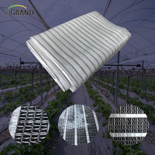 50% ασημένιο αλουμίνιο σκιά για προστασία στον κήπο μπαλκόνι 