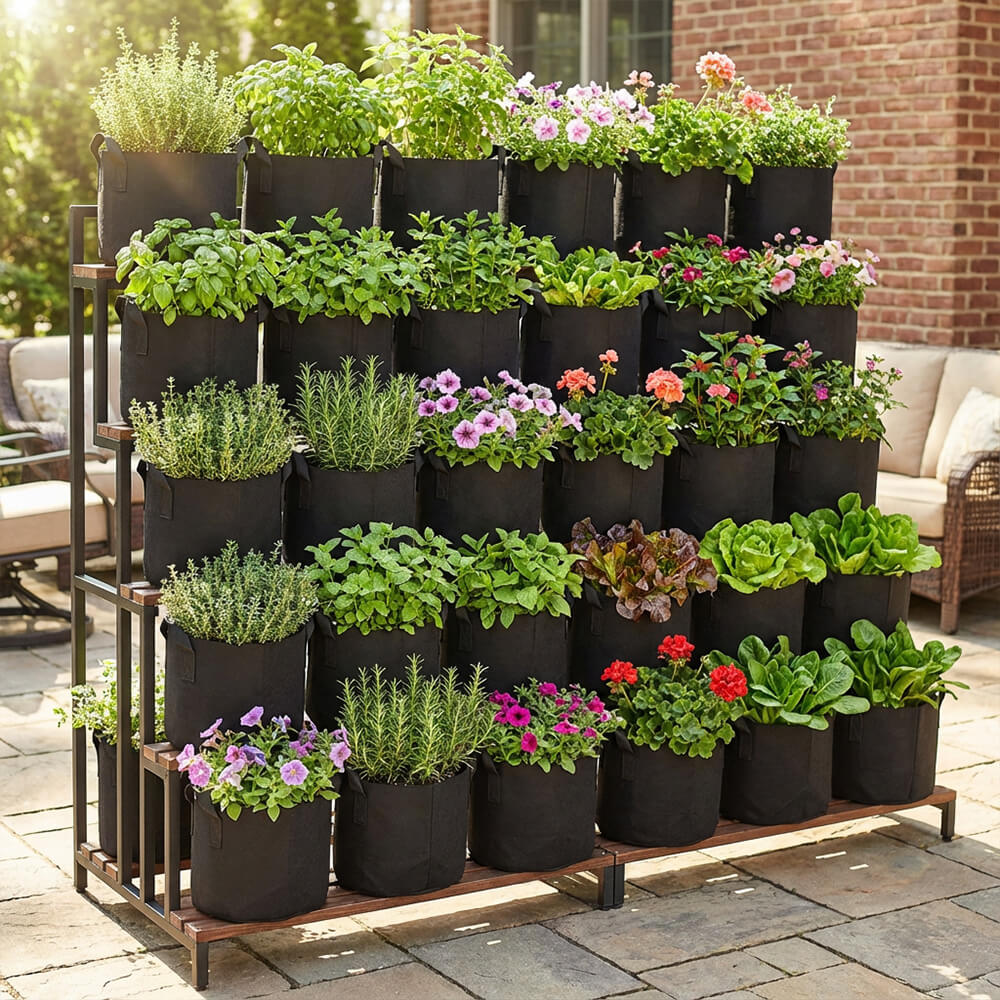 Χονδρικό μη υφαντό ύφασμα γαλόνι Grow τσάντες