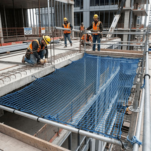 Δίχτυ ασφαλείας κατασκευής HDPE βαρέως τύπου για προστασία από πτώση