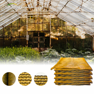 320GSM σοκολάτα Carport Shade Net