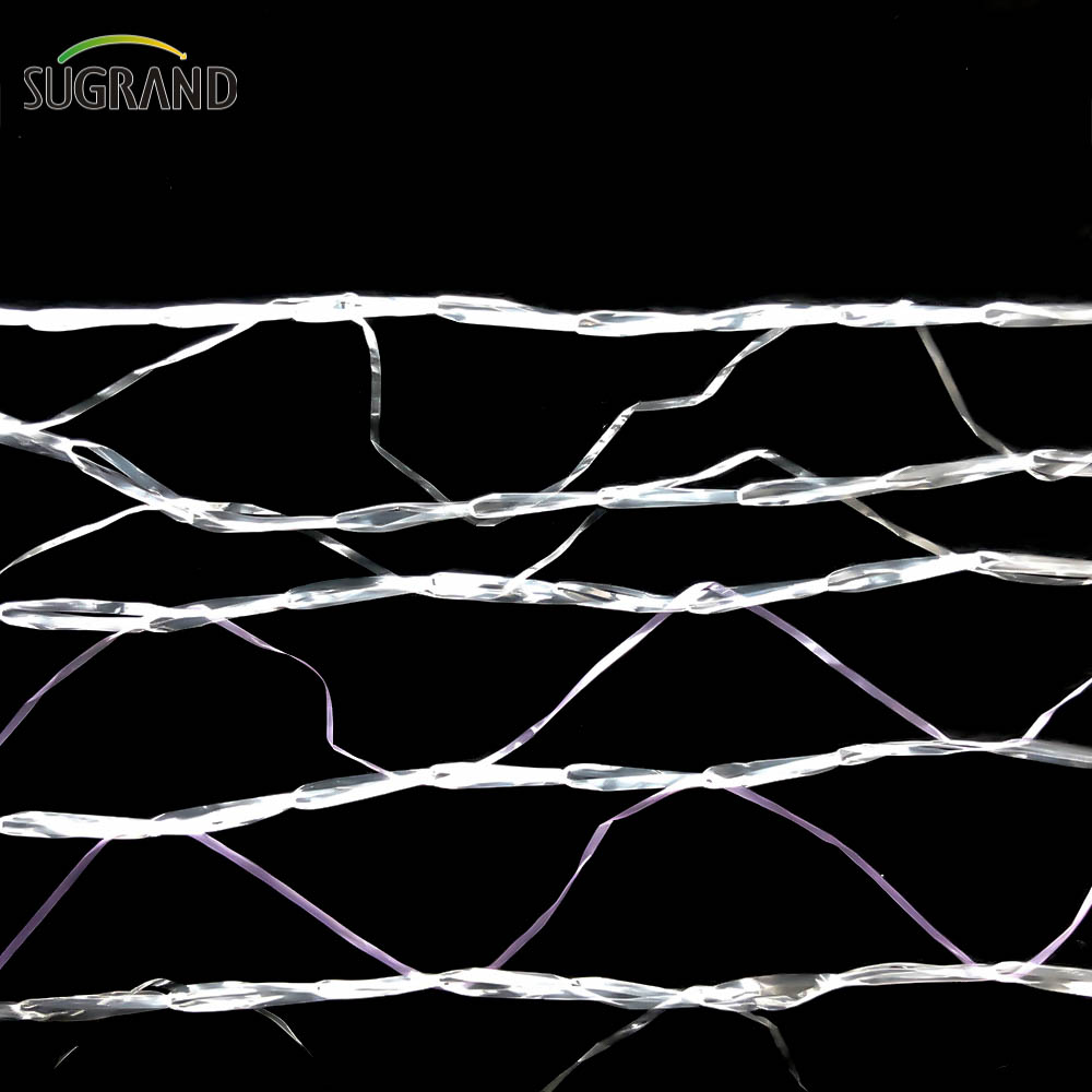 100% HDPE με UV Net Bale Wrap Hay Net Plastic Pallet Net