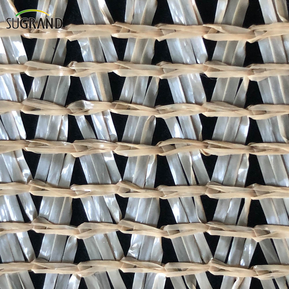 320 GSM White/Sand Yellow Mono Tape Shade Net