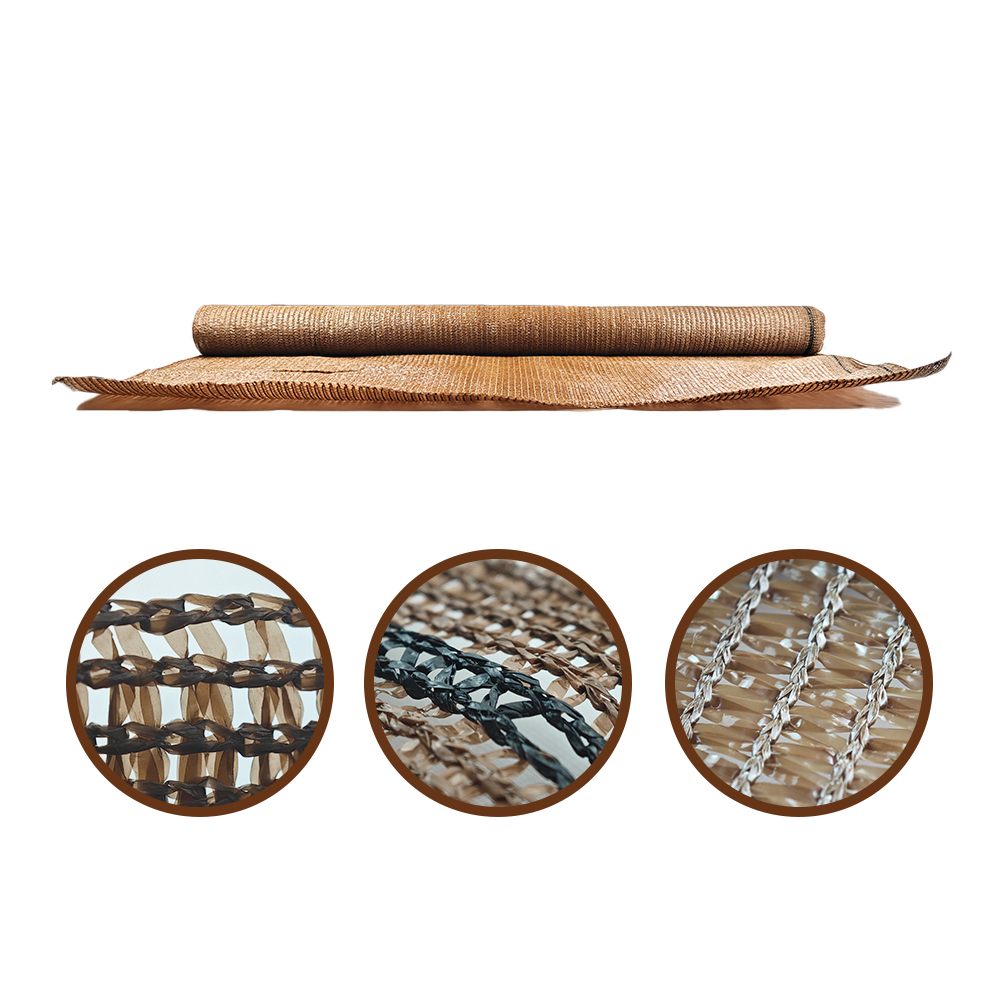 Γεωργική προστασία UV 110GSM Brown Skading Net για τον κήπο