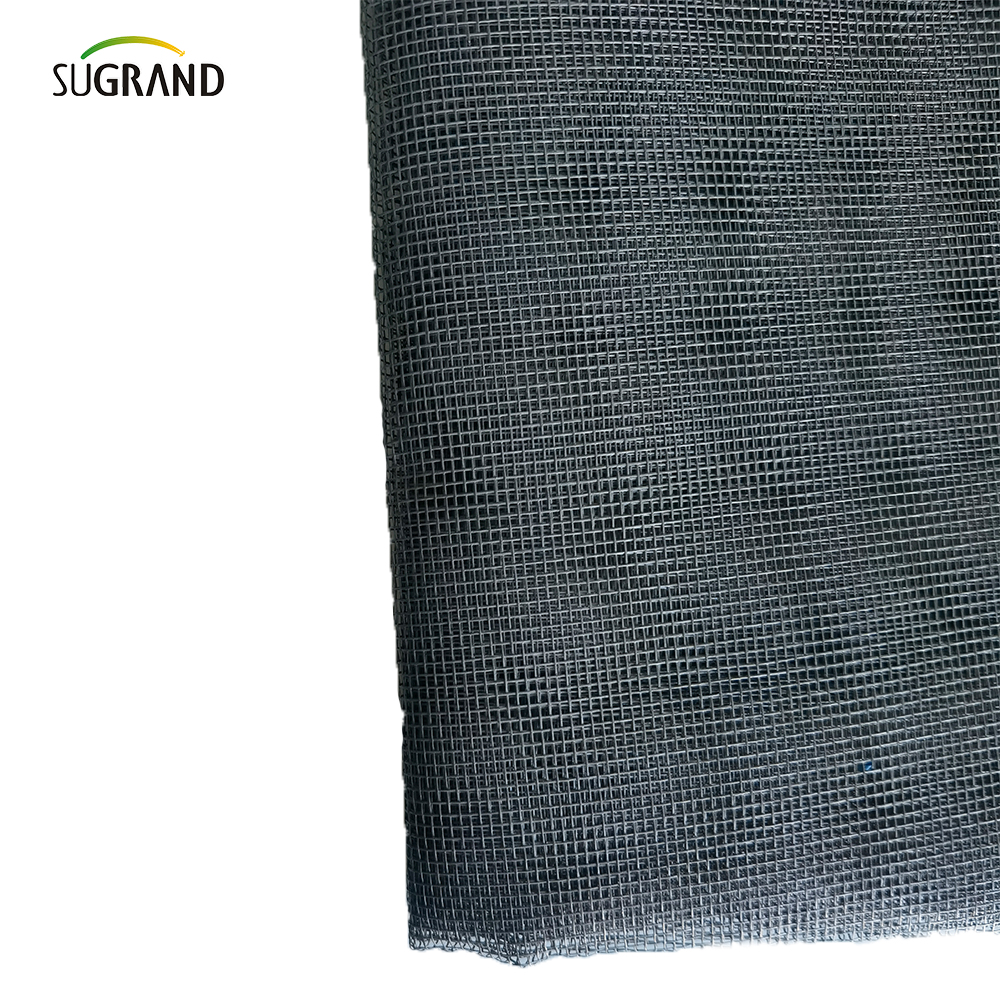 PVC επικαλυμμένο γκρι υαλοβάμβακα κουνουπιών προστασία παράθυρο παράθυρο παράθυρο οθόνης δίχτυ