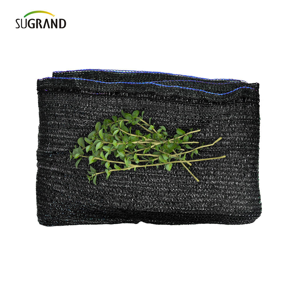 80GSM πράσινο και μαύρο έξι βελόνες σκιά δίχτυ