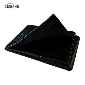Black Ground Cover Weed Mat for Gardens