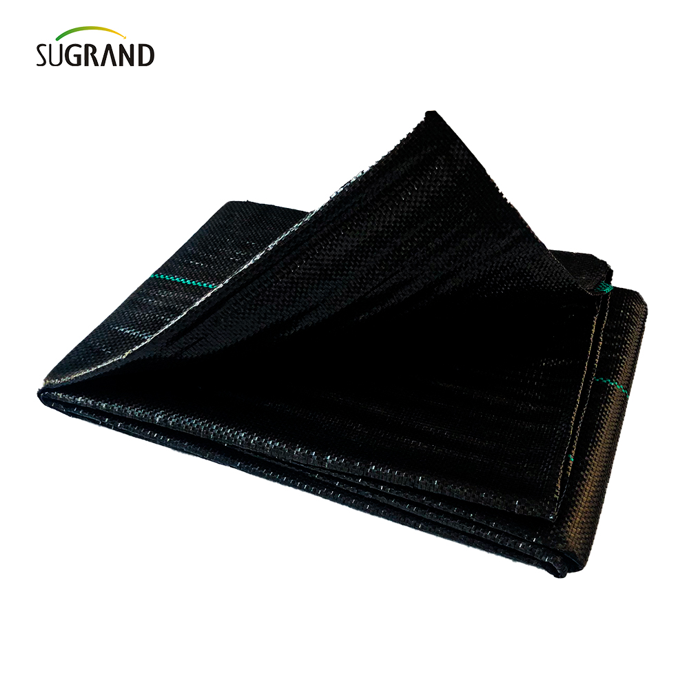 Μαύρο και πράσινο κάλυμμα εδάφους 100 gsm