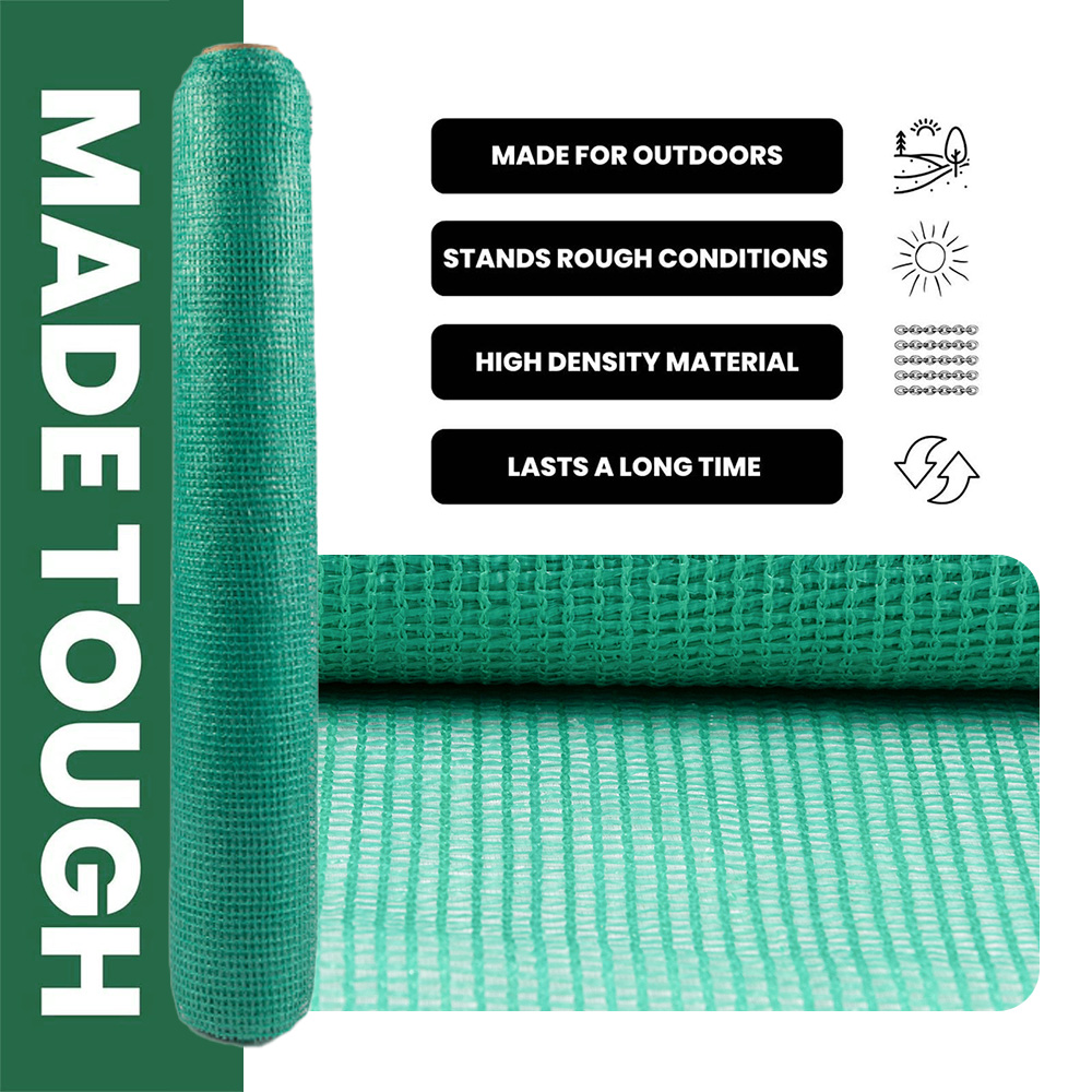 50% 60% 70% μαύρο ανθεκτικό στο υπεριώδη σκιά δίχτυ για γεωργία