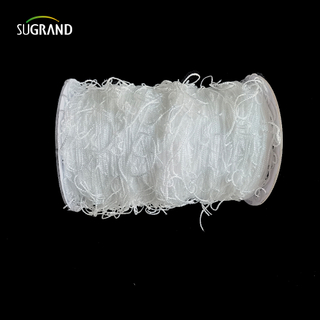 Χονδρική λευκή νάιλον φυτά στήριξη πόλης πόλης 5x15 πόδια κήπο 6 'για αναρρίχηση