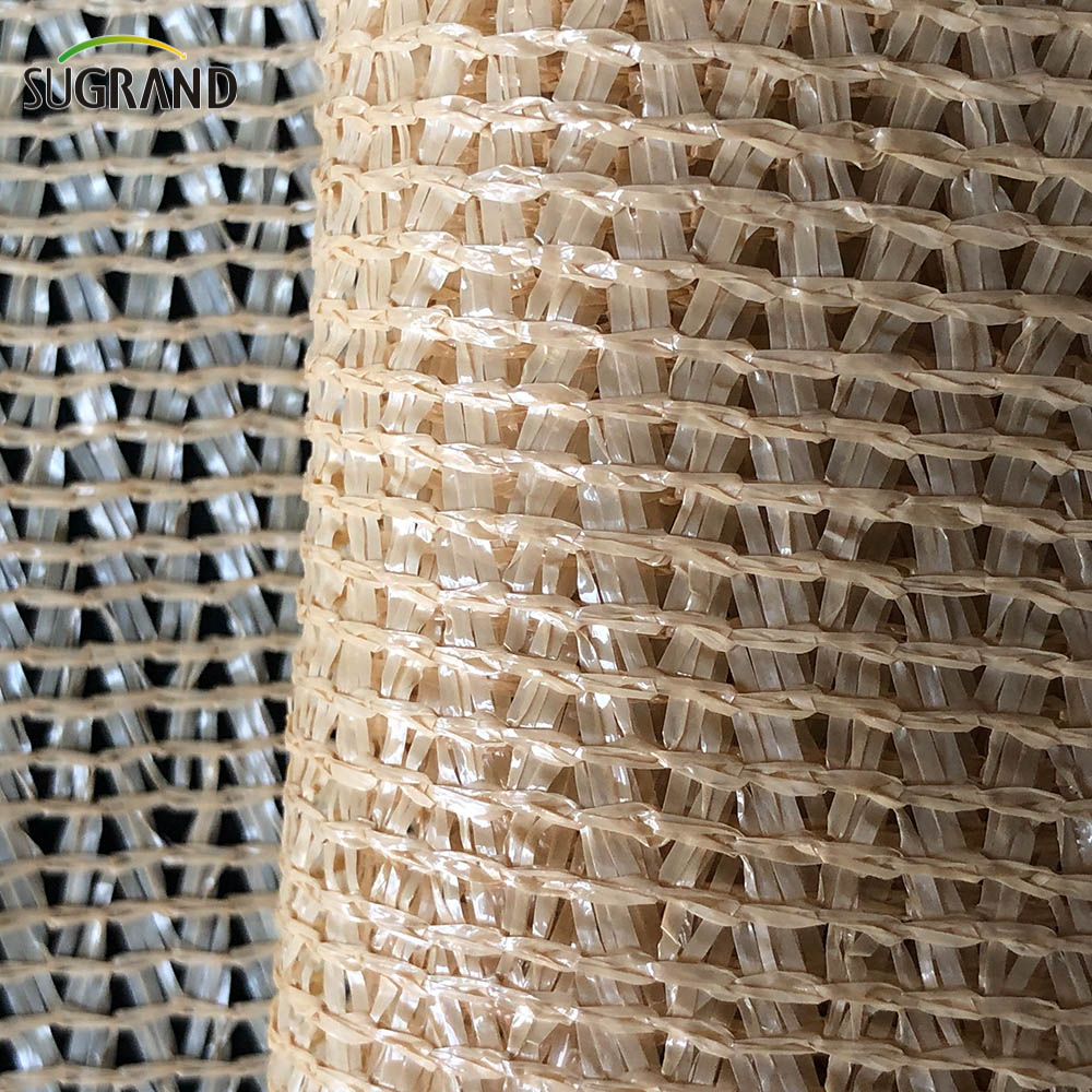 320 GSM White/Sand Yellow Mono Tape Shade Net