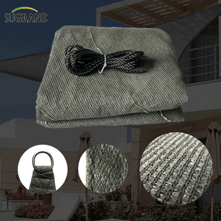 HDPE Outdoor Sun Shade Sails Balcony Shade Sails με λάμπα 