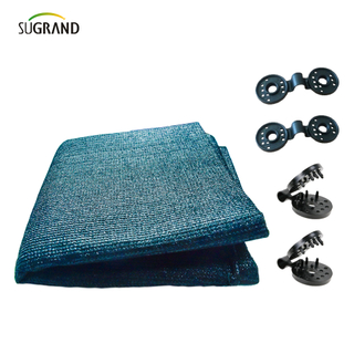 Hot 320GSM Silver Carport Shade Net/Carport Shade Net