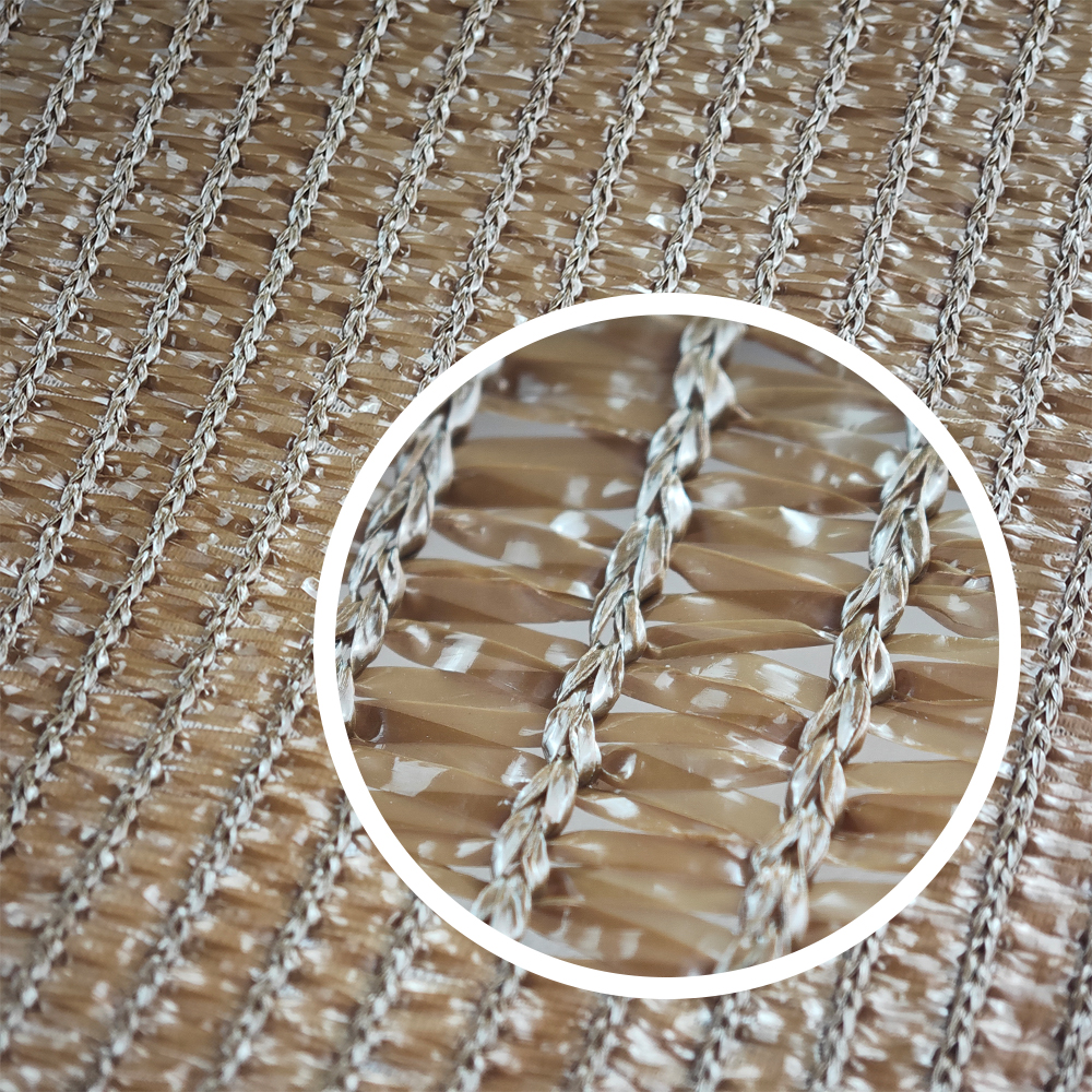 Γεωργική προστασία UV 110GSM Brown Skading Net για τον κήπο