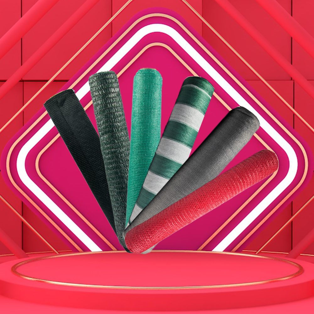 Κινεζικό εργοστάσιο κόκκινο HDPE γεωργική σκιά δίχτυ για κήπο