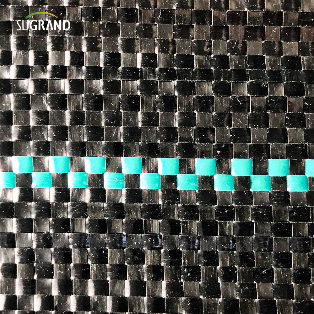 Μαύρο και πράσινο κάλυμμα εδάφους 100 gsm