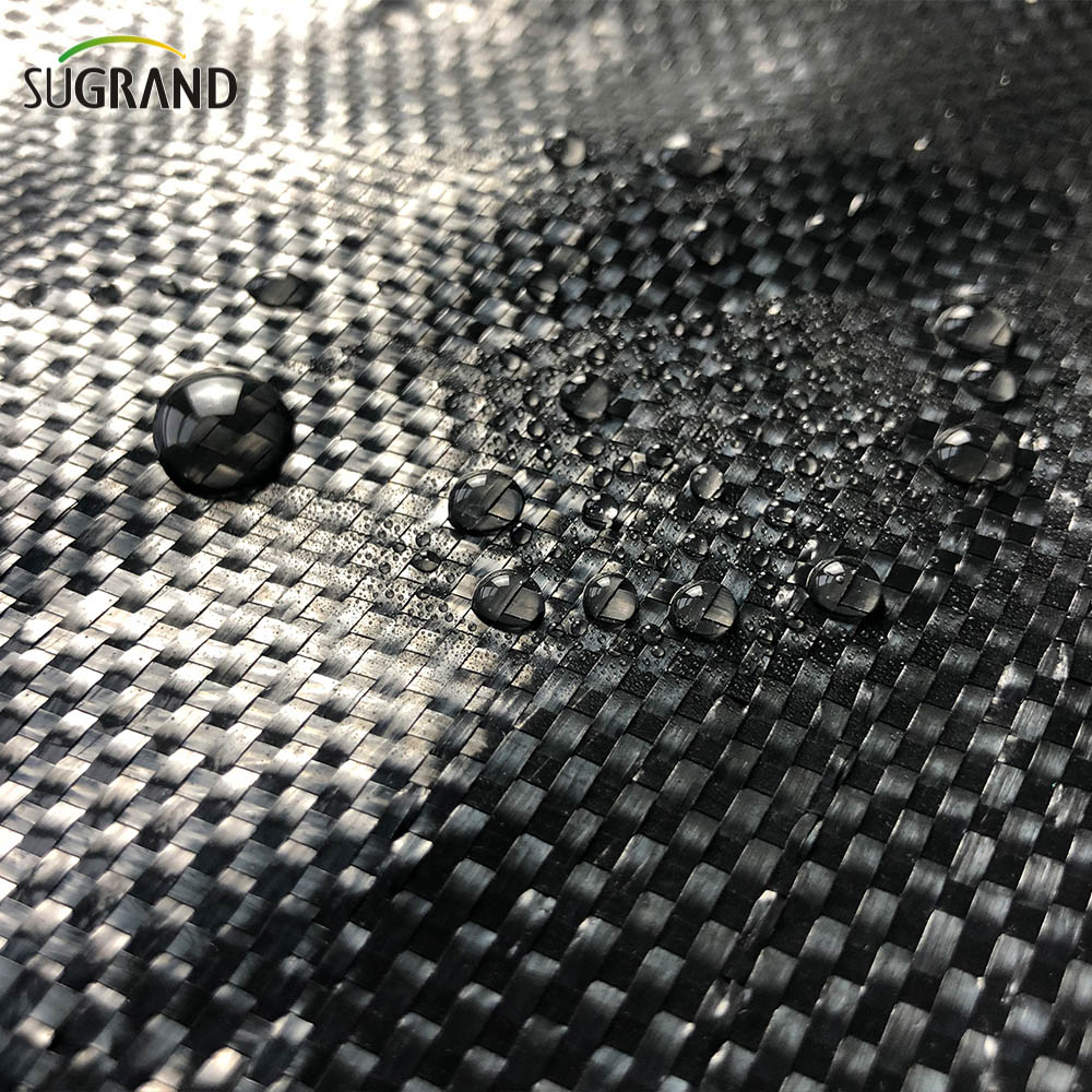 PP πράσινο και μαύρο υφαντό κάλυμμα εδάφους