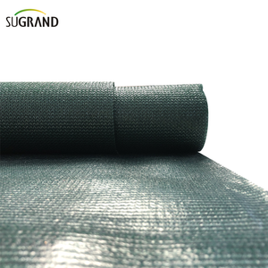 HDPE μπεζ και μπλε αδιάβροχο δίχτυ από σκιά κήπου