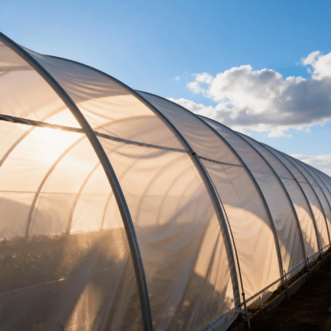 UV 190 Micron Θερμοκρασία πολυαιθυλενίου 6 mil Mil Plastic Roll Cover Factory