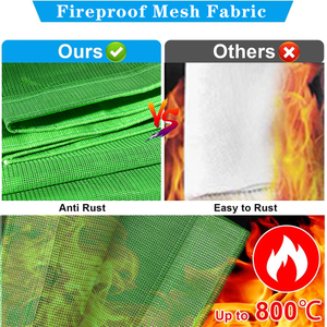 Fireproof PVC Coated Safet Net Fireproof Mesh Net For Construction
