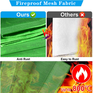 Fireproof PVC Coated Safet Net Fireproof Mesh Net For Construction