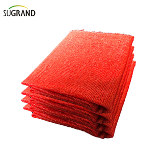135GSM New HDPE Tape Red and White Shade Net Supplier