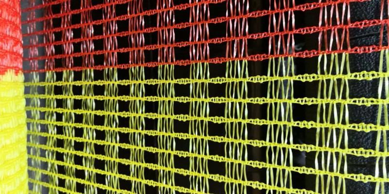 60GSM κίτρινο και πορτοκαλί προειδοποιητικό δίχτυ