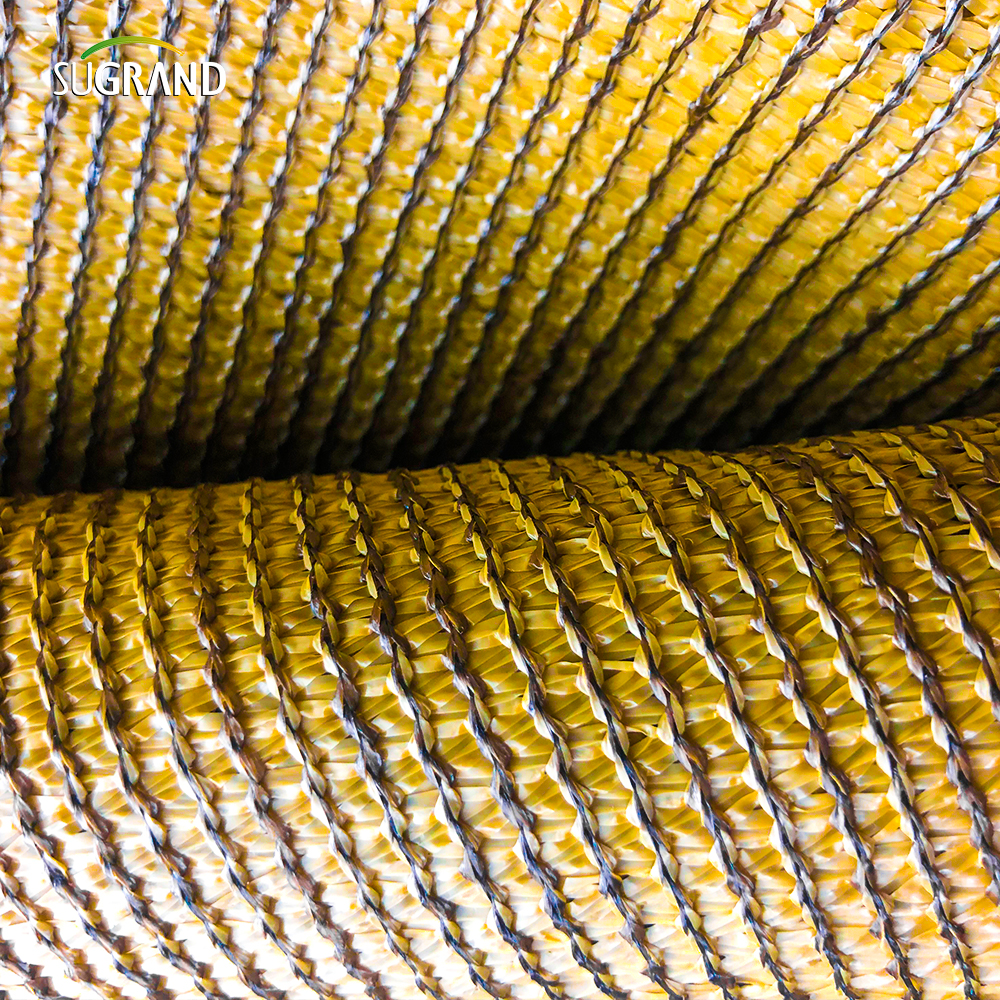 320GSM σοκολάτα Carport Shade Net