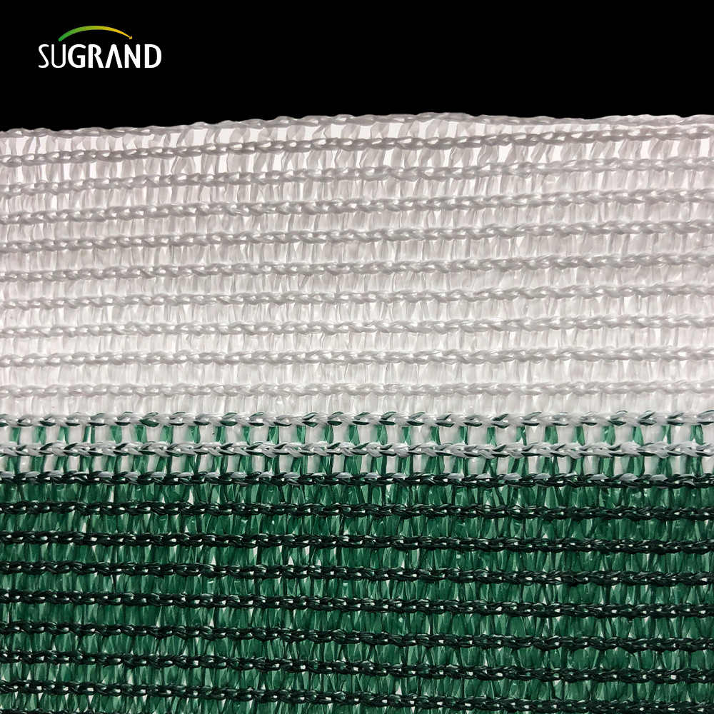 Υψηλής ποιότητας 6 βελόνες επίπεδη σύρμα πλαστικό μπαλκόνι καθαρό καφέ και λευκό διμερές διμερές ασταθές