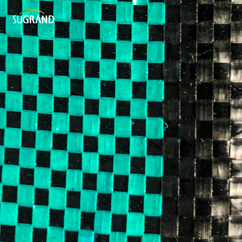 Μαύρο και πράσινο κάλυμμα εδάφους 100 gsm